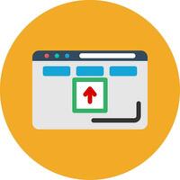 Drag And Drop Colorful Icon vector