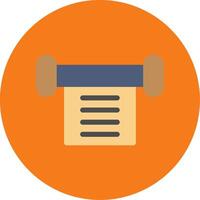 Scroll Colorful Icon vector