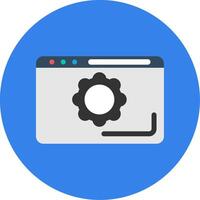 Website Setting Icon vector