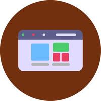 Responsive Design Colorful Icon vector