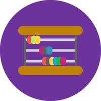 Abacus Colorful Icon vector