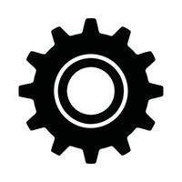 Gears icon illustration vector