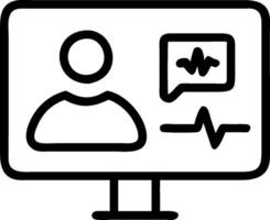 3D Telemedicine digital health dashboard on glossy screen copy space concept as Digital health dashboard for telemedicine displayed on glossy screen showcasing real time health met vector