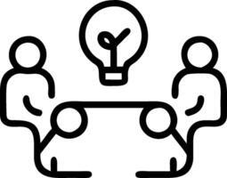 3D Team brainstorming cost saving ideas in collaborative workspace copy space concept as A team brainstorms cost saving ideas in a collaborative workspace emphasizing creativity an vector