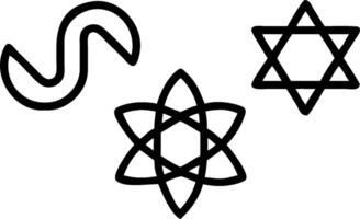 3D Soft Abstract Unity Symbols concept as Soft abstract digital art featuring unity symbols from various religions isolated on white ideal for infographics Adobe Stock advertisemen vector