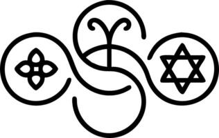 3D Soft Abstract Unity Symbols concept as Soft abstract digital art featuring unity symbols from various religions isolated on white ideal for infographics Adobe Stock advertisemen vector