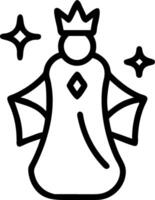 3D Soft abstract Reyes Magos with flowing robes and luminous symbols with copy space concept as Dynamic camera movement over a soft abstract scene showing Reyes Magos in flowing ro vector