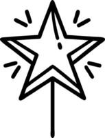 3D Reyes Magos Soaring Star Icon concept as illustration of a soaring star icon symbolizing the guidance and magic of Reyes Magos isolated on white ideal for infograp vector