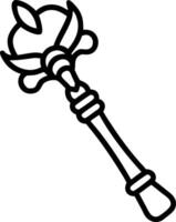 3D Reyes Magos Levitation Scepter concept as illustration of an ornate scepter levitating with intricate designs symbolizing authority and tradition of Reyes Magos is vector