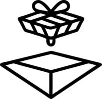 3D Reyes Magos Floating Gift concept as graphic of an ornate gift box levitating with festive patterns isolated on white perfect for infographics depicting Reyes Mago vector