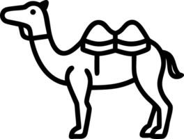3D Reyes Magos Camel concept as graphic of a camel adorned with festive decorations isolated on white perfect for infographics depicting the journey and role of camel vector