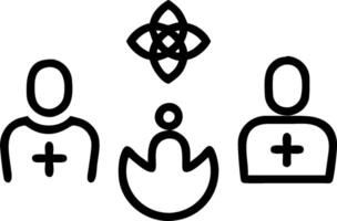 3D Religious Diversity Icons concept as icons representing various religions emphasizing diversity and inclusion for World Religion Day infographics isolated on white backgr vector
