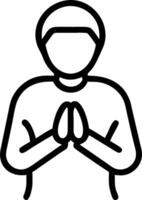 3D Portrait Community Worship concept as Portrait close up of a community member in worship expressing faith and unity highlighting diverse beliefs for World Religion Day magazine vector
