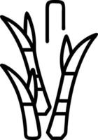 3D Pongal Sugarcane concept as Isolated of sugarcane stalks symbolizing harvest and prosperity during Pongal ideal for infographic icons and symbols with clean lines vector