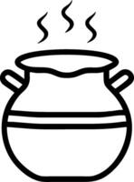 3D Pongal Portrayal Futuristic Pot Boiling concept as Futuristic portrayal of Pongal pot boiling with modern elements and vibrant colors blending tradition with innovation captured vector