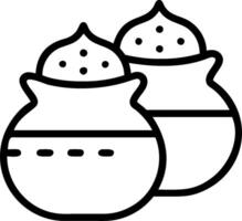 3D Pongal Prosperity Icons concept as Clean icons representing Pongal prosperity symbols like overflowing pots rice grains and sugarcane ideal for infographics to sym vector