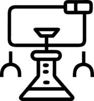3D Plain high tech lab setting with advanced equipment and copy space concept as A plain background depicting a high tech laboratory equipped with advanced scientific instruments o vector