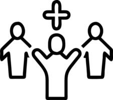 3D Plain Faith Diversity Icons concept as Plain background icons representing faith diversity designed for World Religion Day infographics symbolizing unity and mutual respe vector
