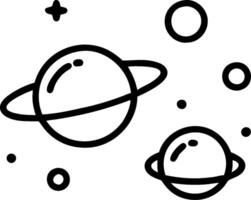 3D Plain dark space background with glowing planets and copy space concept as A plain dark background depicting a starry space scene with glowing planets and celestial bodies offer vector