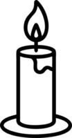 3D Plain dark background with a single illuminated candle symbolizing hope and epiphany with copy space concept as A plain dark background featuring a single illuminated candle sym vector