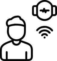 3D Patient using telemedicine wearable device at home copy space concept as Patient wears a telemedicine enabled device like a smartwatch at home monitoring health metrics through vector