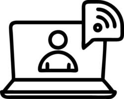 3D Patient receiving remote therapy session via call ample copy space concept as Patient participates in a remote therapy session through call on laptop in a serene hom vector