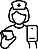 3D Nurse conducting remote health check up in patient home ample copy space concept as Nurse conducts a remote health check up using telemedicine tools in patient home emphasizing vector