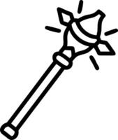 3D Macro shot of Reyes Magos glowing staff with copy space concept as Intimate macro photograph capturing the glowing staff of Reyes Magos emphasizing light and craftsmanship ideal vector