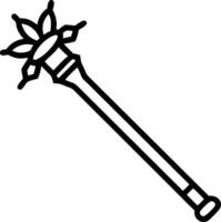 3D Macro shot of Reyes Magos glowing staff with copy space concept as Intimate macro photograph capturing the glowing staff of Reyes Magos emphasizing light and craftsmanship ideal vector
