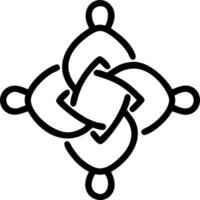 3D Macro Religious Symbols Diversity concept as Macro close up of intertwined religious symbols showcasing diversity and unity for World Religion Day magazine advertisement with co vector