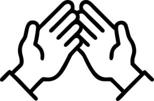 3D Macro Religious Unity Hands concept as Macro close up of hands from different religions forming a unified symbol representing harmony and cooperation for World Religion Day adve vector