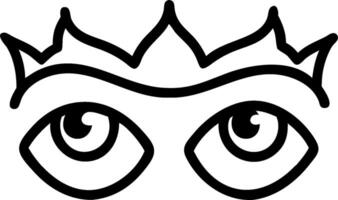 3D Macro portrait of Reyes Magos eyes with copy space concept as Intimate macro portrait capturing the facial expressions of Reyes Magos conveying wisdom and kindness ideal for mag vector