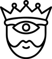 3D Macro portrait of Reyes Magos eyes with copy space concept as Intimate macro portrait capturing the facial expressions of Reyes Magos conveying wisdom and kindness ideal for mag vector