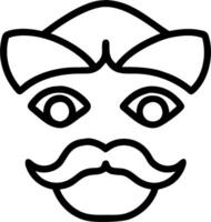 3D Macro portrait of Reyes Magos eyes with copy space concept as Intimate macro portrait capturing the facial expressions of Reyes Magos conveying wisdom and kindness ideal for mag vector
