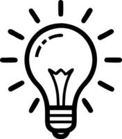 3D Macro of a lightbulb filament sparking symbolizing sudden idea and realization with copy space concept as Detailed macro of a lightbulb filament sparking representing a sudden i vector