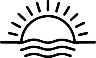 3D Macro of a sunrise over the horizon symbolizing new beginnings and epiphany with copy space concept as Detailed macro of a sunrise over the horizon representing new beginnings a vector