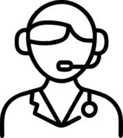 3D Macro portrait of doctor using telemedicine tablet copy space concept as Macro portrait of a doctor using a telemedicine tablet highlighting detailed hands on interaction with d vector