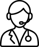 3D Macro portrait of doctor using telemedicine tablet copy space concept as Macro portrait of a doctor using a telemedicine tablet highlighting detailed hands on interaction with d vector
