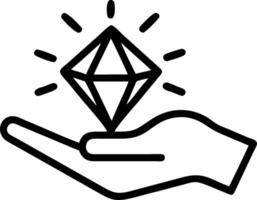 3D Macro of a hand holding a glowing crystal symbolizing enlightenment with copy space concept as Detailed macro of a hand gently holding a glowing crystal representing enlightenme vector