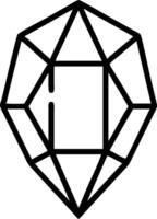 3D Macro of a glowing crystal with intricate facets symbolizing clarity and epiphany with copy space concept as Detailed macro of a glowing crystal with intricate facets representi vector
