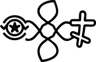 3D Macro Faith Symbols Fusion concept as Macro close up of fusion between various faith symbols representing unity and coexistence for World Religion Day magazine advertisement wit vector