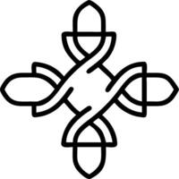 3D Macro Faith Unity Illustration concept as Macro close up illustration of faith unity symbols intertwined representing harmony and mutual respect for World Religion Day magazine vector
