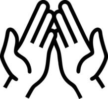 3D Interfaith Peace Hands concept as illustration of hands from different faiths forming a peace sign symbolizing unity harmony World Religion Day banner as 3D Icon isolated vector