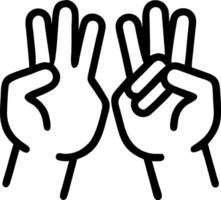 3D Interfaith Peace Hands concept as illustration of hands from different faiths forming a peace sign symbolizing unity harmony World Religion Day banner as 3D Icon isolated vector