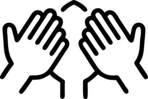 3D Interfaith Peace Hands concept as illustration of hands from different faiths forming a peace sign symbolizing unity harmony World Religion Day banner as 3D Icon isolated vector