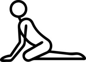 3D Individual having a moment of clarity while practicing yoga in a tranquil setting with copy space concept as A candid photograph of an individual practicing yoga in a tranquil e vector