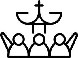 3D Inclusive Faith Festival concept as People from various faiths participating in inclusive festival activities promoting unity World Religion Day inclusive festival event copy sp vector