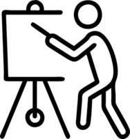 3D Individual artist experiencing a sudden creative inspiration while painting with copy space concept as A candid photograph of an artist mid painting capturing the moment of sudd vector