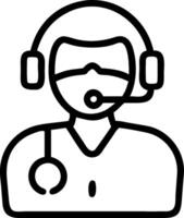 3D Healthcare provider using telemedicine software on desktop ample copy space concept as Healthcare provider utilizes telemedicine software on desktop computer in a modern medical vector
