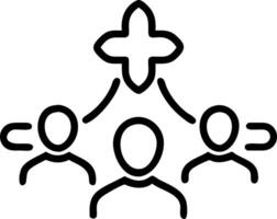 3D Harmonious Religious Group Activity concept as Diverse religious groups engaging in group activities promoting harmony unity World Religion Day group activity event copy space a vector